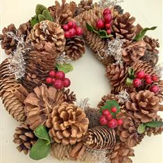 Festive fun wreath