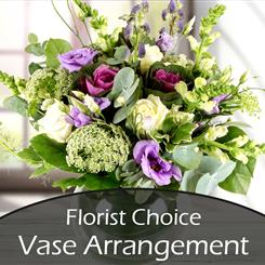 Florist's Choice Vase Arrangement Peak Time