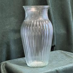 summer ribbed vase